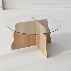 Coffee Table Butterfly - Sapphire Oak, Transparent Sapphire Oak
Transparent