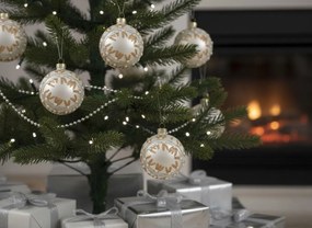 Γυάλινο στολίδι Silverleaf