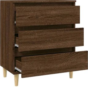 vidaXL Μπουφές Καφέ Δρυς 60x35x70 εκ. από Επεξεργασμένο Ξύλο