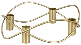 Κηροπήγιο 4 Θέσεων (23x6.5) Edelman Mica Gold 1159003