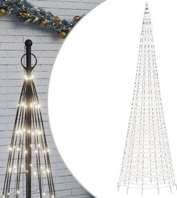 vidaXL Χριστουγεννιάτικο δέντρο LED 1534 LED Ψυχρό Λευκό 500 εκ.