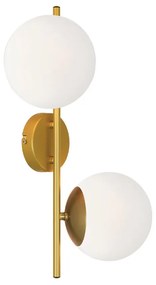 Φωτιστικό Τοίχου - Απλίκα Floris 4260100 E27 Gold Viokef