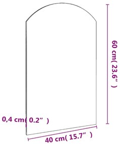 vidaXL Καθρέφτης 60 x 40 εκ. Γυάλινος