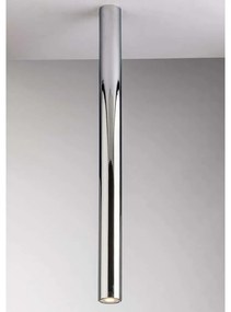 Φωτιστικό Οροφής - Πλαφονιέρα Fluke I-FLUKE-PL75 CR 1xGU10 Φ5,5cm 75cm Chrome Luce Ambiente Design Μέταλλο