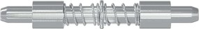vidaXL Κλείστρο 12 τμχ. Ασημί 46 x 17 x 1,2 mm Ατσάλι