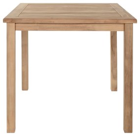 Τραπεζαρία Home ESPRIT Καφέ Ξύλο Τικ 80 x 80 x 77 cm