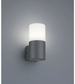 Απλίκα Φωτιστικό Τοίχου 1xΕ27 IP44 Hoosic 17cm Trio Lighting-224060142-Ανθρακί 224060142