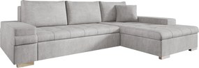 Γωνιακός καναπές Bangkok Mini Premium-Γκρι Ανοιχτό