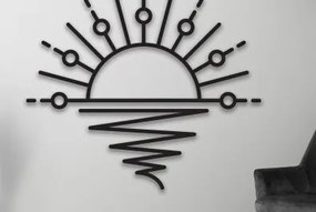 Intra απο ξύλο plywood 3mm-4mm πάχος – Sun and Waves διακόσμηση τοίχου με λέιζερ Δίασταση 40x30 cm INTRAFABR-69559436