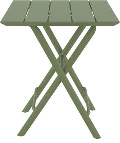 HELEN OLIVE GREEN 60Χ60X74εκ. ΤΡΑΠΕΖΙ ΠΤΥΣ/ΝΟ ΠΟΛ/ΝΙΟΥ