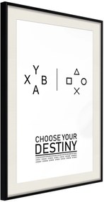 Αφίσα - Which Team Are You On? - 20x30 - Μαύρο - Με πασπαρτού