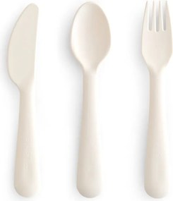Πιρούνι-Μαχαίρι-Κουτάλι (Σετ) Mushie Ivory 66-101335