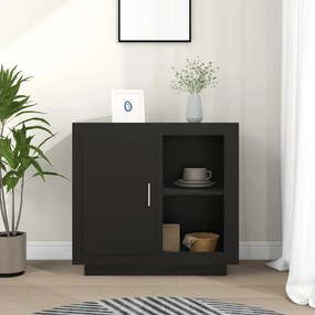 vidaXL Μπουφές Μαύρος 80 x 40 x 75 εκ.