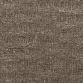 Υποπόδιο Taupe 70 x 55 x 41 εκ. Υφασμάτινο - Μπεζ-Γκρι