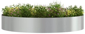 vidaXL Γλάστρες Κήπου 5 τεμ, 120x120x20 εκ, Γαλβανισμένο Ατσάλι