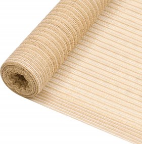 vidaXL Δίχτυ Σκίασης Μπεζ 3,6 x 50 μ. από HDPE 75 γρ./μ²