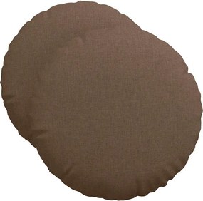 vidaXL Μαξιλάρια καθισμάτων 2 pcs Καφέ Ø50 x 19 εκ ύφασμα