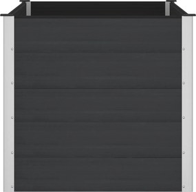 vidaXL Υπερυψωμένη Ζαρντινιέρα Μαύρο 150 x 100 x 91 cm