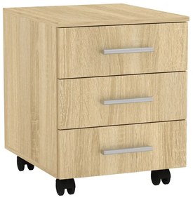 Intrahome Συρταριέρα τροχήλατη Luke Intrahome sonoma 40x48.5x53.5εκ | SKU: INTRAPA-295111153