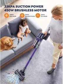 Επαναφορτιζόμενη σκούπα stick 3 σε 1 200w με φίλτρο HEPA