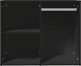 vidaXL Ντουλάπι Μαύρο 80 x 40 x 65 εκ.από Επεξεργασμένο Ξύλο
