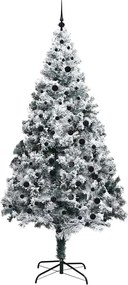 vidaXL Τεχνητό Χριστουγεννιάτικο Δέντρο με 300 LED Λευκό 240 cm