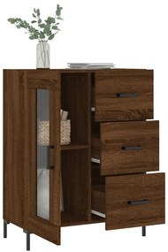 vidaXL Ντουλάπι Καφέ Δρυς 69,5 x 34 x 90 εκ. Επεξεργασμένο Ξύλο
