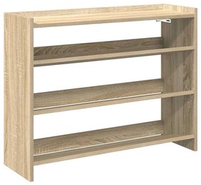 Ράφι παπουτσιών Sonoma Oak 80x25x62 cm Κατασκευασμένο ξύλο - Καφέ