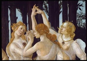Botticelli, Sandro (Alessandro di Mariano di Vanni Filipepi) - Εκτύπωση έργου τέχνης Spring (La Primavera), (40 x 26.7 cm)