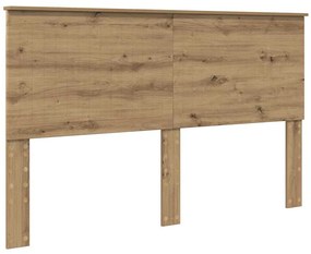 vidaXL Κεφαλάρι με κεφαλάρι Artisan Oak 160 cm Επεξεργασμένο ξύλο