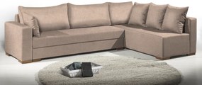 Γωνιακός καναπές Trendy-Αριστερή-285φ 185β εκ.-Μπεζ