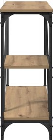 vidaXL Τραπέζι κονσόλας Artisan Oak 88,5 x 30 x 75 εκ.
