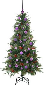 vidaXL Τεχνητό Χριστουγεννιάτικο Δέντρο με Άξονα Πράσινο 150 cm