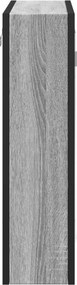 vidaXL Καθρέφτης Μπάνιου Ντουλάπι Γκρι Sonoma 60x16x60 εκ Επεξ. Ξύλο