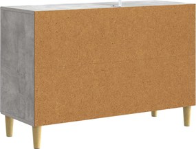 vidaXL Πλαϊνό γραφείο Γκρι Σκυροδέματος 89 x 34,5 x 60 εκ.