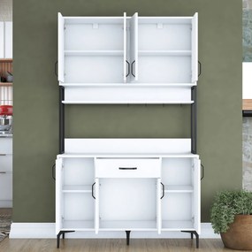 Ντουλάπι Λευκό EVEBRO 120x40x198.6
