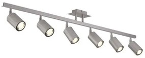Απλίκα Φωτιστικό Τοίχου 6xGU10 IP20 Ασημί 9087-6-Silver Inlight-9087-6-Silver-Ασημί 9087-6-Silver