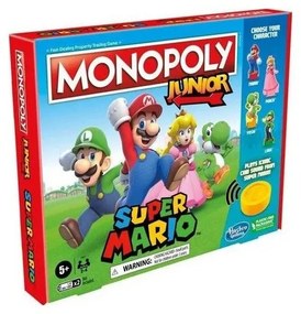 Επιτραπέζιο Παιχνίδι Monopoly: Junior - Super Mario Edition F4817 (Ελληνική Γλώσσα) 5+ Ετών 2-4 Παίκτες Multi Hasbro