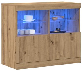 vidaXL Πλαϊνό γραφείο Καφέ 81 x 37 x 67 εκ. Επεξεργασμένο ξύλο
