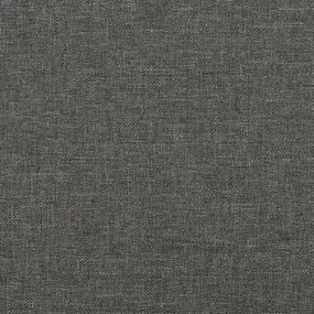 Πλαίσιο Κρεβατιού Σκούρο Γκρι 90x200 εκ. Υφασμάτινο - Γκρι