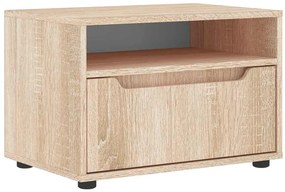 vidaXL ντουλάπι τηλεόρασης VISNES Δρυς Sonoma 60x40x38 cm
