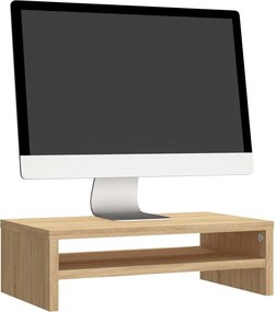 vidaXL Βάση Οθόνης Χρώμα Sonoma Δρυς 42 x 24 x 13 εκ. από Επεξ. Ξύλο