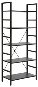 REGAŁ LOFT R5 CZARNY DIOMMI-80-3684