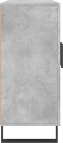 vidaXL Ντουλάπι Γκρι Σκυροδέματος 90x34x80 εκ. Επεξεργασμένο Ξύλο