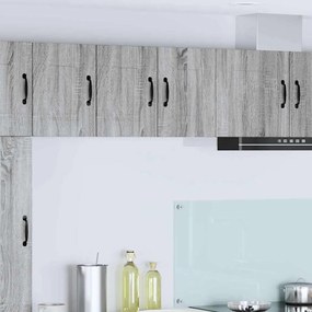 vidaXL Πάνελ πλυντηρίου πιάτων Kalmar 2 pcs Γκρίζο Σονομα