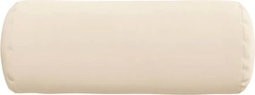 vidaXL Μαξιλάρια Στήριγμα 2 pcs Μπεζ Ø 15 x 40 εκ Ύφασμα Μικροΐνας