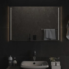 vidaXL Καθρέφτης Μπάνιου με LED 60x90 εκ.