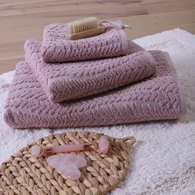 Πετσέτα Nether Lilac Nef-Nef Προσώπου 50x90cm 100% Βαμβάκι