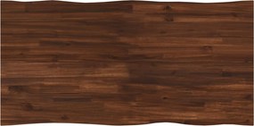 vidaXL Επιφάνεια Τραπεζιού Live Edge 100 x 60 x 3,2 cm Ορθογώνιος