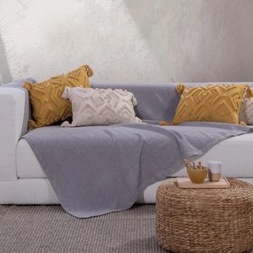 Ριχτάρι Betty Grey Nef-Nef Three-Seater 180x300cm 100% Βαμβάκι